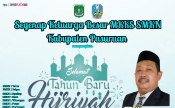 Segenap Keluarga Besar MKKS SMKN Kabupaten Pasuruan Mengucapkan Selamat Tahun Baru Islam 1447 H / 2025 M