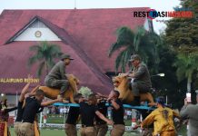 Gelaran Upacara dan Defile Gita Abdi Praja Tandai Ditutupnya Retret Kepala Daerah Gelombang II di Kampus IPDN Jatinangor