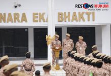 Diiringi Defile Drumband, Wamendagri Bima Sambut Peserta Retret Gelombang II di Kampus IPDN