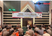 Polresta Banyuwangi gelar Dzikir dan Doa Bersama Sambut Hari Bhayangkara ke-79