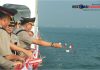 Polda Jatim Tabur Bunga di Laut Kenang Semangat Juang Pahlawan di Hari Bhayangkara ke -79
