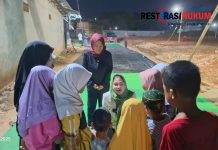 Artis Cantik Camelia Panduwinata Lubis Menangis Melihat Penderitaan Warga Kebun Sayur yang Digusur Secara Paksa