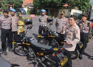 Tim Puslitbang Polri Tinjau Kendaraan Dinas Operasional di Polres Pasuruan