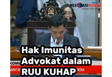 DPR Setuju Masukkan Hak Imunitas Advokat ke dalam RUU KUHAP