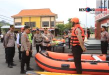 Polres Bojonegoro Perkuat Sinergi Penanggulangan Darurat Bencana