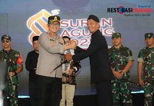 Suran Agung Kondusif Ketua Umum PSHW TM Apresiasi Kapolres Magetan
