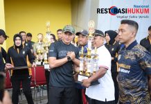 Perkuat Sinergi dan Kebersamaan Polres Gresik Gelar Olahraga Bersama di Hari Bhayangkara ke -79