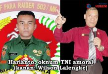 Abaikan Biaya Pendidikan Anak Kandung, Anggota TNI Batalyon 503 Mayangkara, Harianto, Dinilai Tidak Bermoral