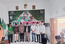 Dukung Penguatan Kader Muda, Polsek Bangil Hadiri Pembukaan PKD dan Diklatsar Ansor