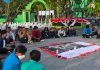 Polres Pasuruan Hadir Membersamai Aksi Damai Mahasiswa di TMP Bangil