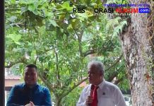 Harli Siregar Bernostalgia di Kampus Fakultas Hukum USU (judul besar) Didaulat Beri Motivasi Bagi Mahasiswa Baru (judul kecil)