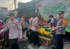 Polres Lamongan Salurkan 27 ton Beras Melalui Bazar Gerakan Pangan Murah