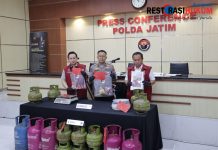 Polda Jatim Ungkap Penyalahgunaan LPG Subsidi di Malang, Tersangka Raup Untung Rp160 Juta Diamankan