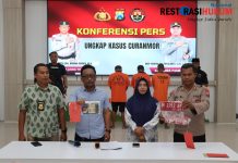 Polisi Berhasil Ungkap Kasus Curanmor di Pamekasan 5 Tersangka Diamankan