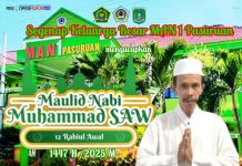 Segenap Keluarga Besar MAN 1 Pasuruan Mengucapkan Selamat Memperingati Maulid Nabi Muhammad SAW 12 Rabiul Awal 1447 H/2025 M