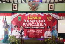 Tim Penilai Mengunjungi Kampung Pancasila Kelurahan Kauman, Camat Bangil; Semoga Dapat Hasil Terbaik