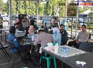 Sambut Hari Lalu Lintas Bhayangkara ke -70 Polres Jember Gelar Baktikes Gratis