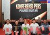 Polres Blitar Berhasil Ungkap Kasus Pencurian 4 Tersangka Diamankan