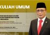 Ketua MA Paparkan Langkah Pembaruan Hukum Dalam Kuliah Umum Unsyiah