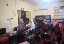 Polsek Pandaan Terima Kunjungan TK Al-Falahiyah, Anak-Anak Belajar Dekat dengan Polisi