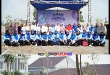 Kolaborasi Dengan PERWOSI Kabupaten Pasuruan, RSUD Bangil Gelar Senam Bersama