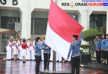Peringati Hari Sumpah Pemuda ke-97, Kemendagri Gelar Upacara