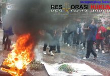 Vonis Kasus Ilegal Loging Diwarnai Demo di Depan PN Samarinda Kaltim
