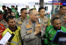 Sinergi Polresta Malang Kota Bersama Ojol Komitmen Jaga Kamtibmas
