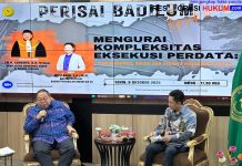 Perisai Badilum, Kupas Kompleksitas Eksekusi Perdata Bersama Wakil Ketua MA Bid. Yudisial
