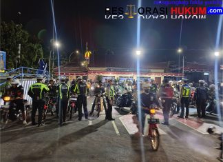 Gelar KRYD Polres Kediri Kota Amankan Ranmor Tidak Sesuai Spektek