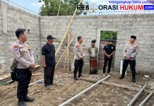 Polri Peduli : Polres Kediri Salurkan Bantuan untuk Pembangunan Masjid