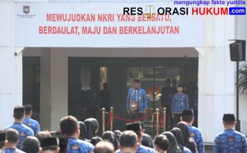 Kemendagri Gelar Upacara Hari Kesaktian Pancasila dan Lepas Kontingen Pornas XVII Korpri