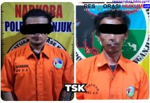 Polres Nganjuk Berhasil Ungkap Kasus Narkoba Dua Tersangka Pengedar Sabu Diamankan