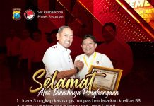 Satresnarkoba Polres Pasuruan Raih Dua Penghargaan Polda Jatim dalam Operasi Tumpas Semeru 2025
