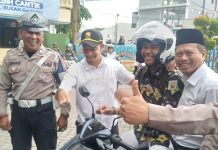 Operasi Zebra 2025, Satlantas Polres Pasuruan Tertibkan Kendaraan Pelajar di SMAN 1 Pandaan
