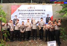 Jaga Keseimbangan Alam: Siswa Sespimma Lepas 125 Burung di Polres Malang