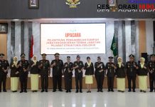 Kajati Kepri Lantik 6 Pejabat Baru, Tekankan Profesionalisme dan Integritas