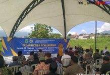 Pelantikan dan pengukuhan RT RW serentak Desa Sumbergedang Pandaan Periode 2025-2030