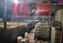 Diduga Jadi Tempat Penimbunan Solar, Gudang SOLARMEN Lumajang digrebek Polisi