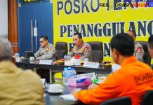 Tangani Bencana, Kapolri Pimpin Koordinasi Penanganan Bencanadengan Forkopimda