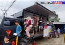 Akses Darat Terputus, Polri Bangun Posko, Dapur, dan Kirim Internet Darurat