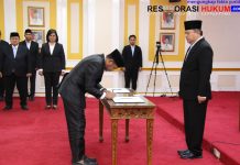Sekjen Kemendagri Lantik 43 Pejabat Fungsional, Tekankan Budaya Kerja dan Pelayanan Publik Berkualitas