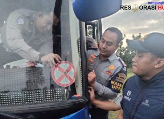 Polda Jatim Gelar Pemeriksaan Kelayakan Bus Jelang Nataru