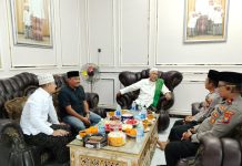Kapolres Pasuruan Jalin Silaturahmi dengan Pengasuh Ponpes Sidogiri