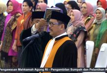 Prof. Dr. Yanto Dilantik sebagai Ketua Muda Pengawasan Mahkamah Agung