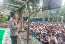 Satbinmas Polres Pasuruan Gelar Istighotsyah dan Penyuluhan Harkamtibmas di SMPN 2 Beji