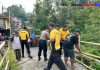 Polres Ponorogo Perbaiki Jembatan Darurat, Pulihkan Akses Warga Ngebel