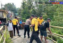 Polres Ponorogo Perbaiki Jembatan Darurat, Pulihkan Akses Warga Ngebel