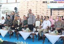Perkuat Ketahanan Pangan Presiden RI Resmikan Gudang Jagung Milik Polda Jatim