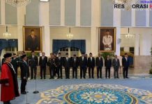 Presiden Prabowo Lantik Juda Agung sebagai Wamenkeu di Istana Negara